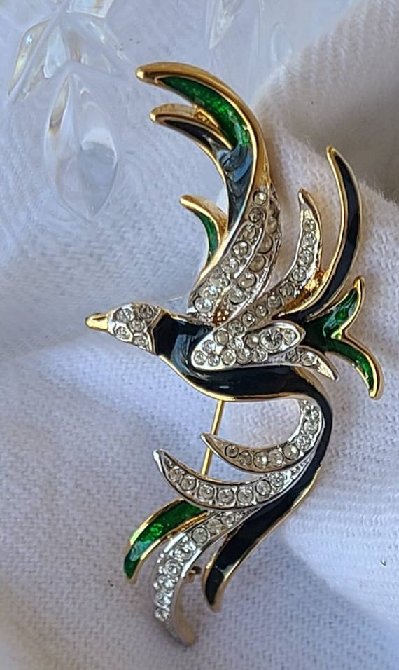 Stunning Bird of Paradise Brooch