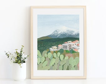 Mount Teide, Tenerife Art Print - Canary Island Print