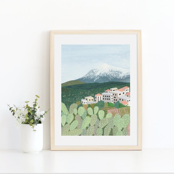 Mount Teide, Tenerife Art Print - Canary Island Print