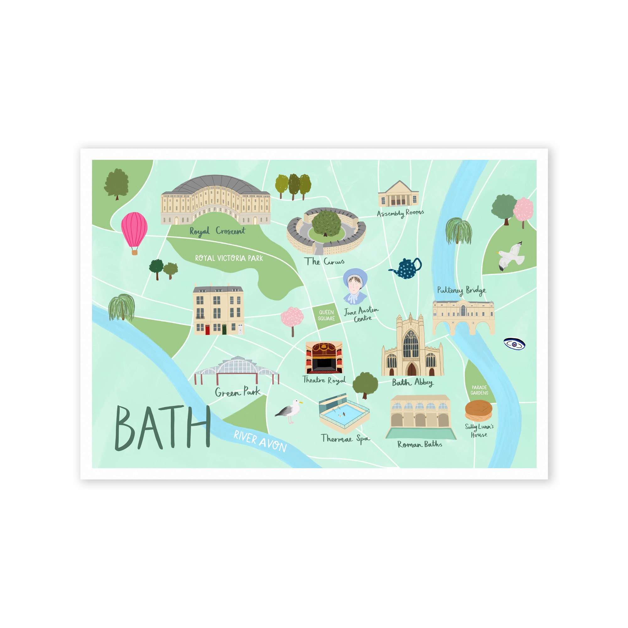 Bath tourist map discount