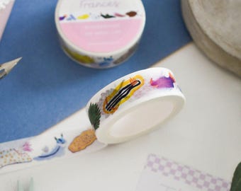 Nudibranch Washi Tape - Sea Slug Washi Tape - Sea Creatures Tape - Under the Sea Washi Tape - Sea Slug Tape - Nudibranch Paper Tape