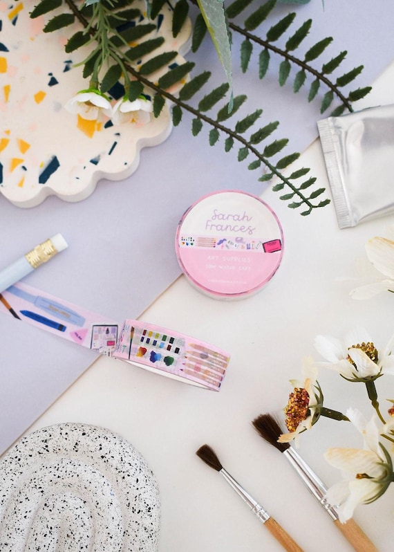 Art Supplies Washi Tape - Bullet Journal Tape - Eco Friendly Tape - I Am An Artist Washi Tape - Stationery Supplies Washi Tape - Artist Tape