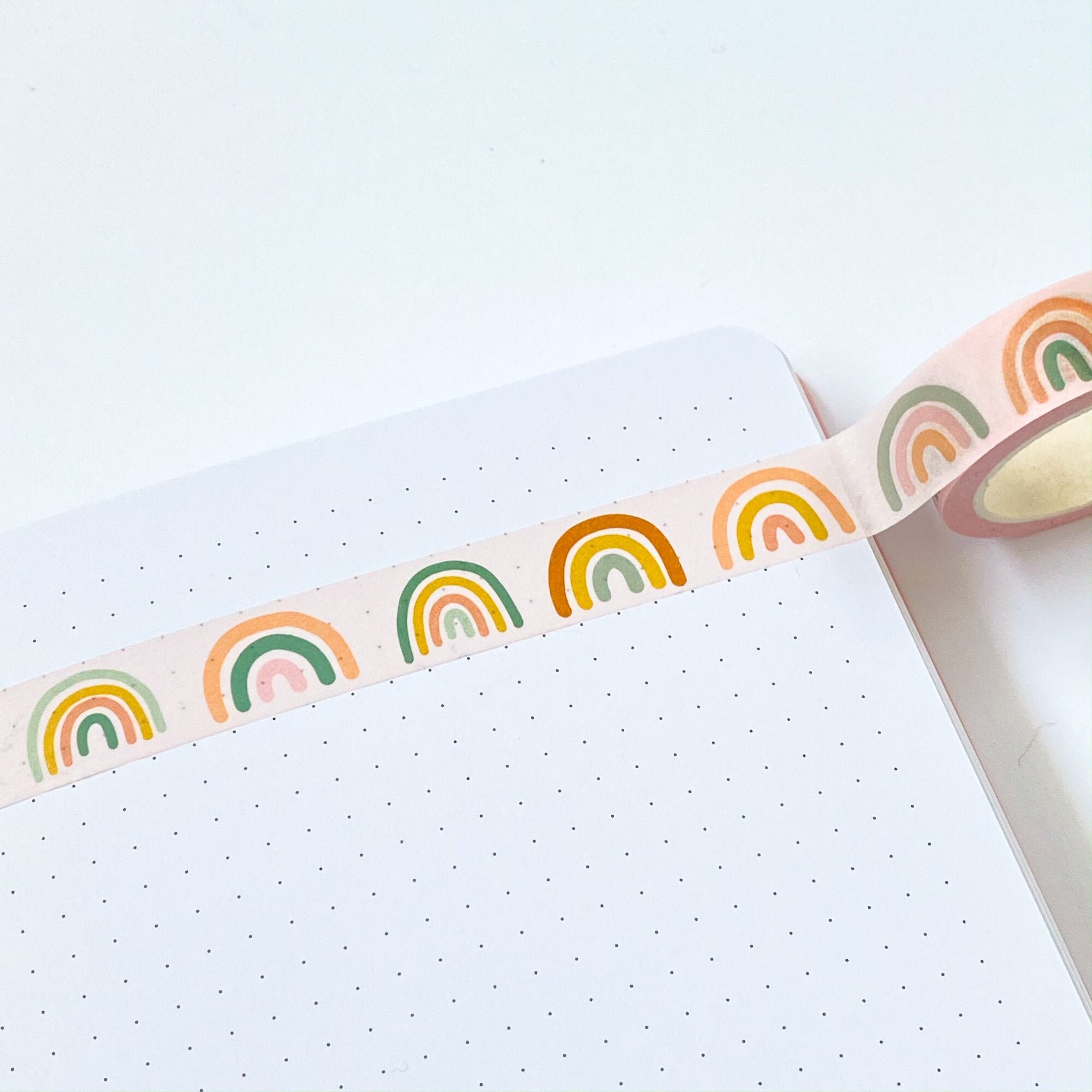 Rainbows Washi Tape - Rainbow Washi Tape - Scrapbook Washi Tape - Rai…