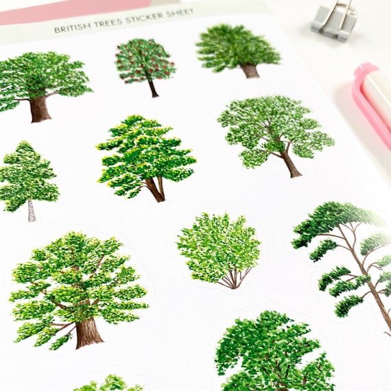 Watercolor Tree Stickers By Recollections™