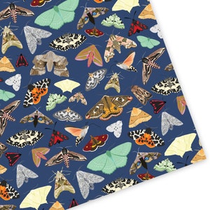 Britische Motten Geschenkpapier - Motten Geschenkverpackung - Insekten Geschenkverpackung - Natur Geschenkverpackung - Recyclebares Geschenkpapier
