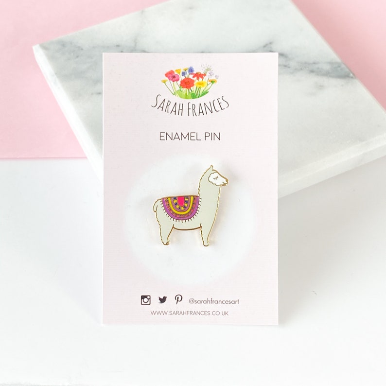 Llama Jewellery Hard Enamel Pin Llama Enamel Pin Llama Lover Gift Animal Pin Llama Lapel Pin Llama Brooch Cute Enamel Pin