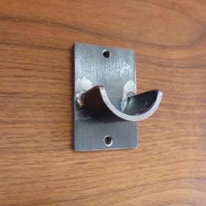Closet Rod End Bracket half round