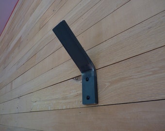 Raw Steel Coat Hook, Modern Utility Hook, ARMdesigns