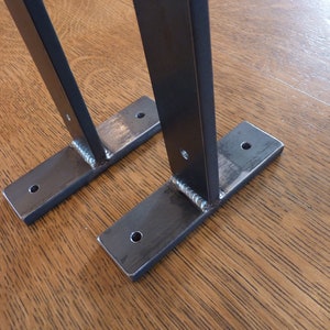 1 Heavy Duty Steel T Shelf Bracket 3/8 thick x 1-1/2 wide steel image 3