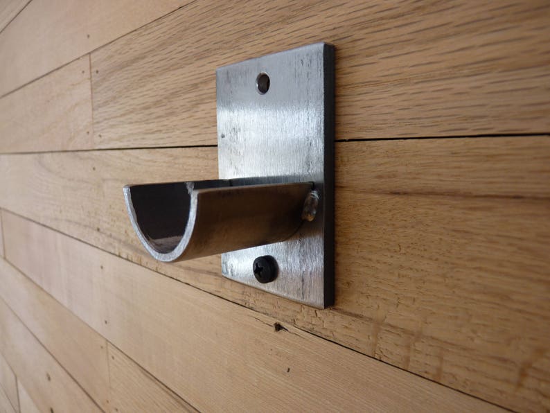 Closet Rod End Bracket Half Round Image 0 1