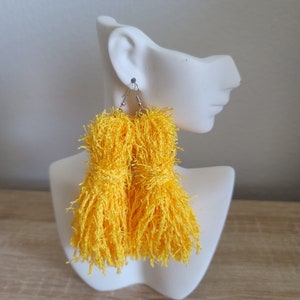 Scrubby Tassel Earrings