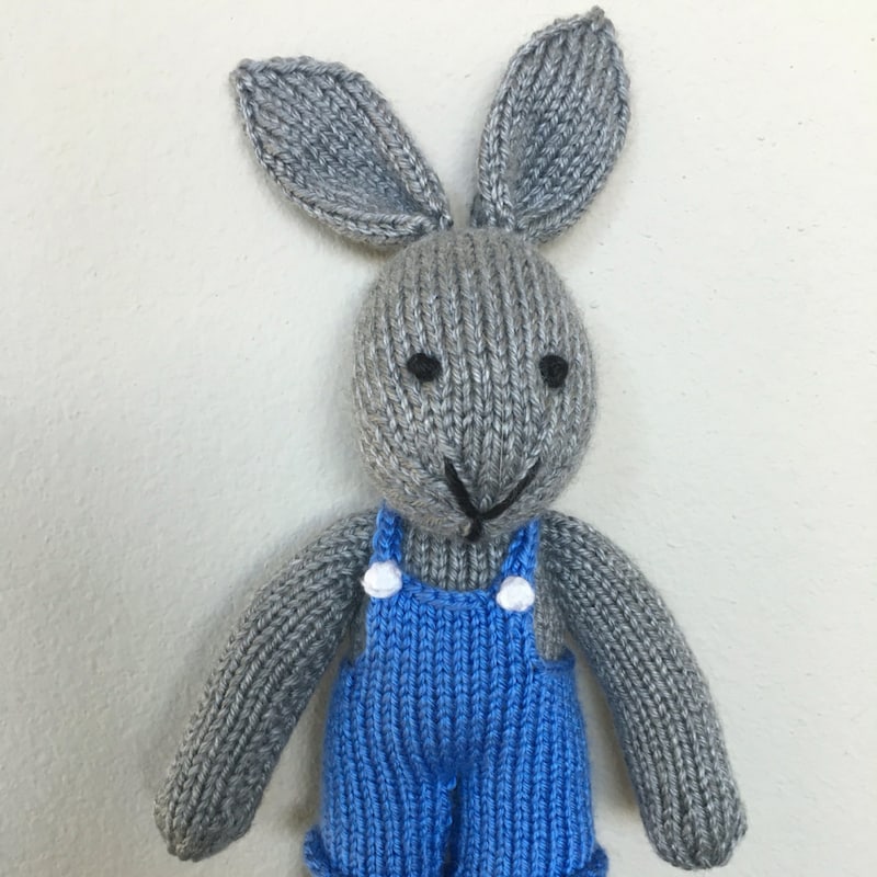 Handmade Rabbit Knit Etsy