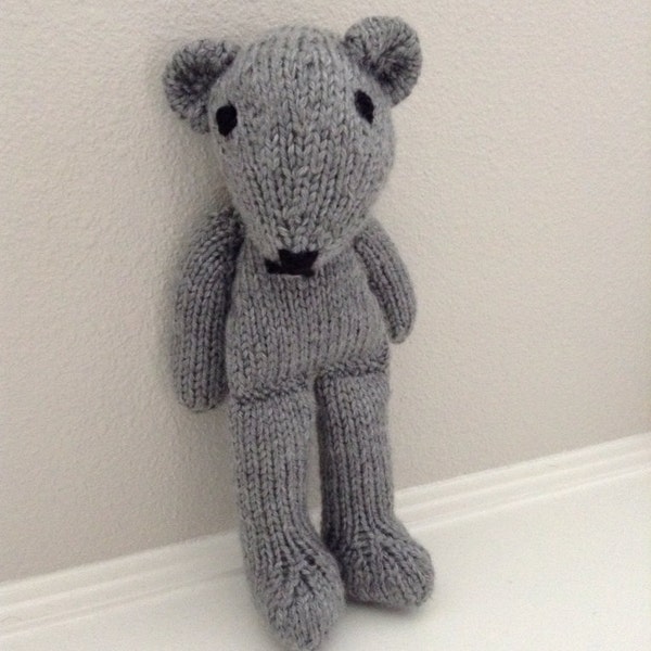 Handmade Knitted Teddy Bear - Baby Shower Gift