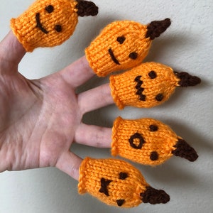 Five Little Pumpkins Halloween Finger Puppets - Etsy
