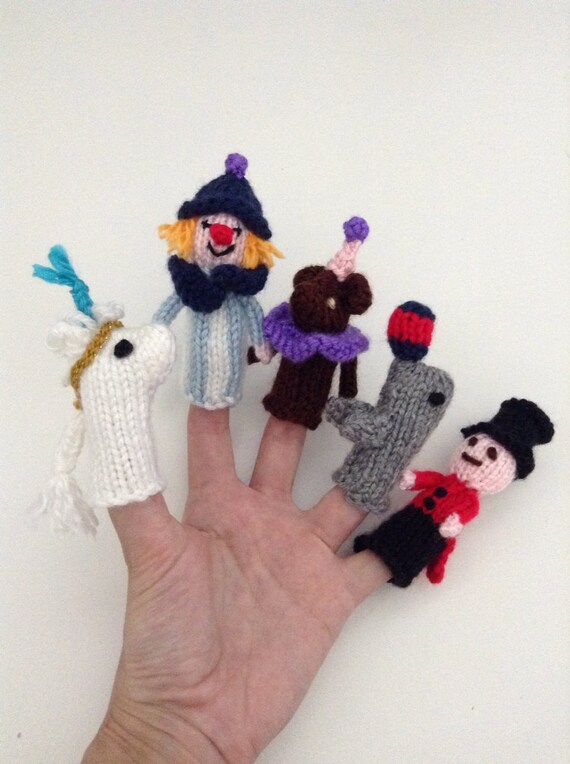 circus finger puppets