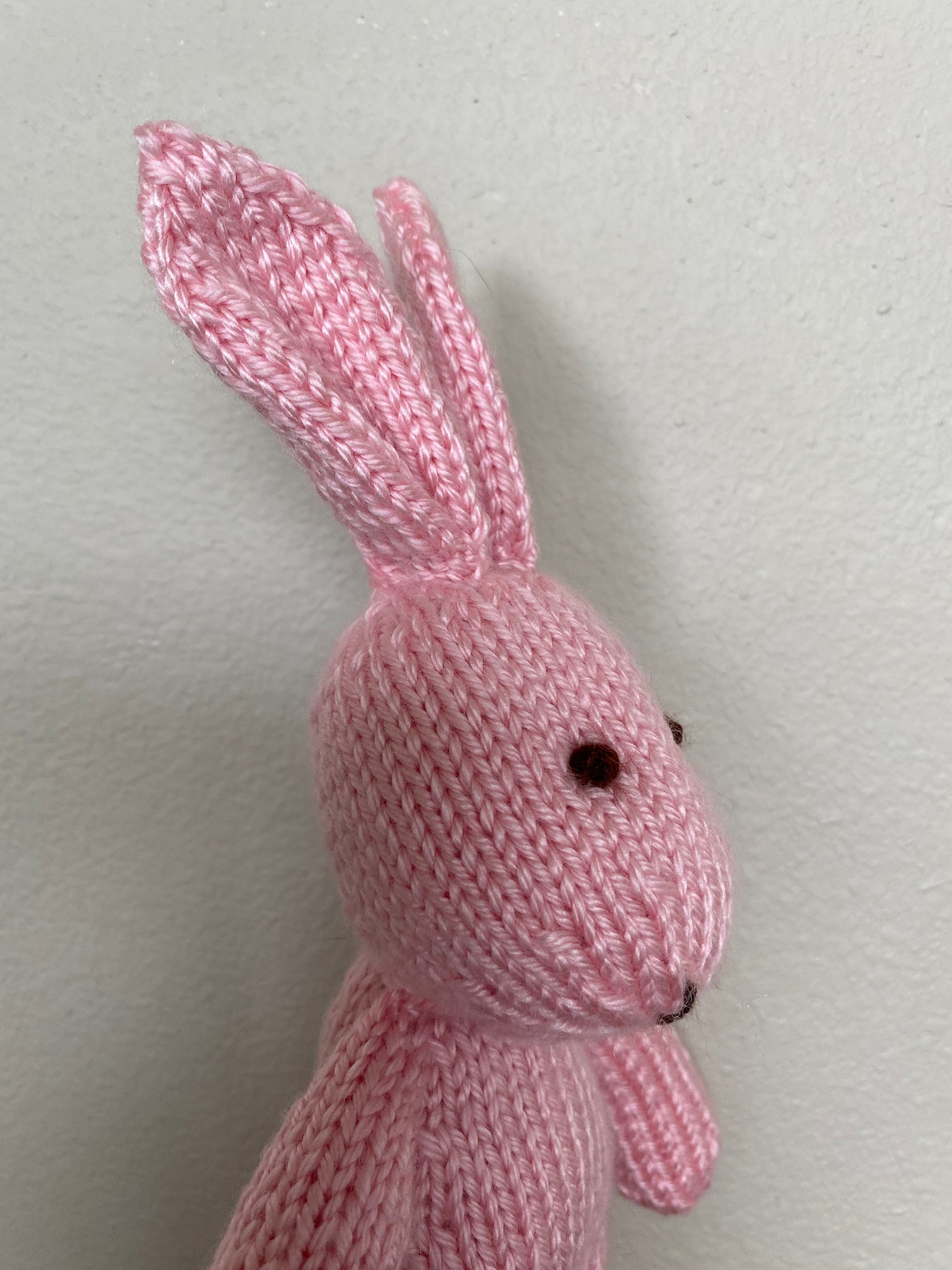 Handmade Knitted Stuffed Bunny Soft Toy Rabbit Baby Shower | Etsy