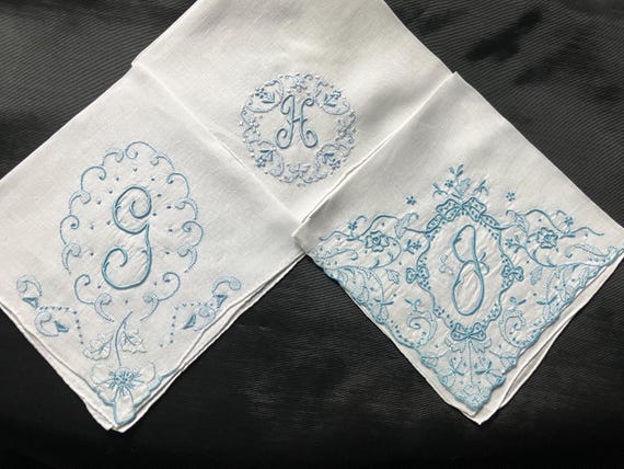 Vintage Wedding Handkerchief For Bride Daughter, … - image 4