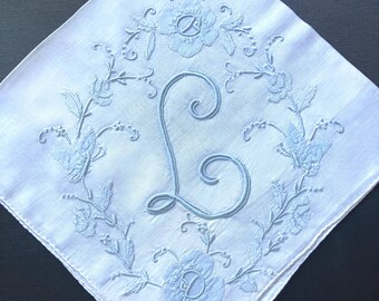 Ideas for Something Old New Borrowed Blue Gift Examples, Vintage Hankerchief for Bride