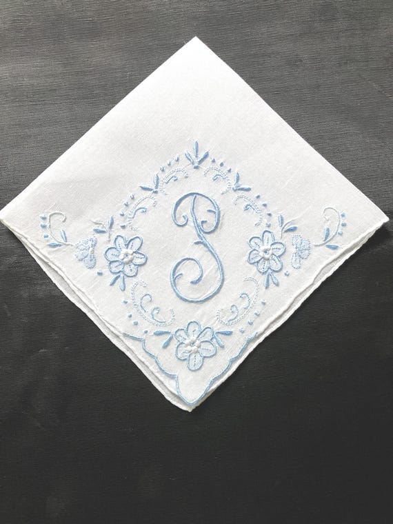 Vintage Wedding Handkerchief For Bride Daughter, … - image 1