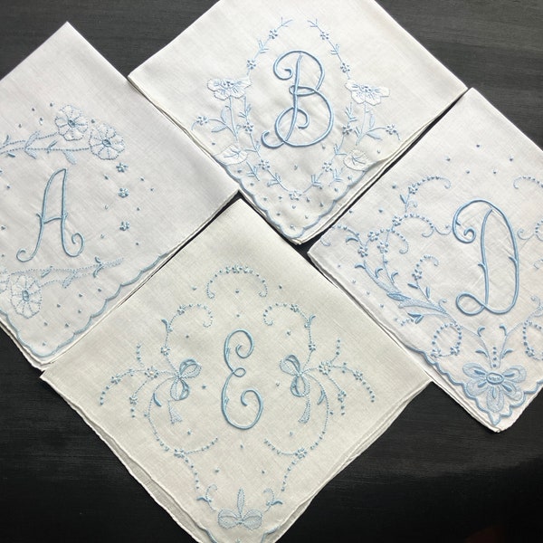 Initial H Handkerchief - Etsy