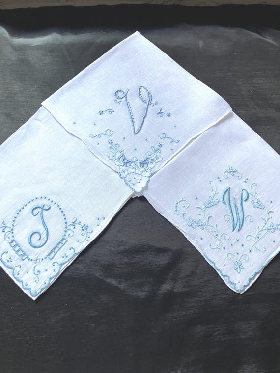 Vintage Wedding Handkerchief For Bride Daughter, … - image 8