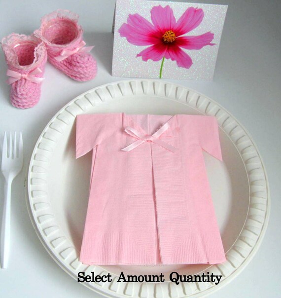 One-of-a-Kind Baby Shower Paper Napkins Pink Blue Yellow White or Mixed Guest Will Love