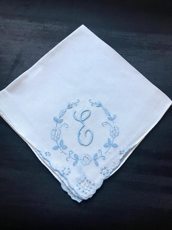 Bride Something Blue Ideas, Wedding Handkerchief … - image 4