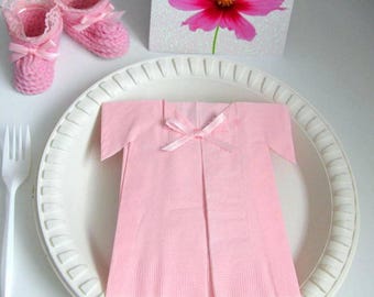 One-of-a-Kind Baby Shower Paper Napkins Pink Blue Yellow White or Mixed Guest Will Love