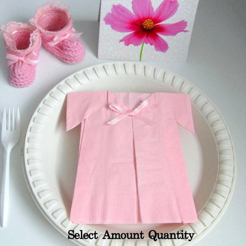 One-of-a-Kind Baby Shower Paper Napkins Pink Blue Yellow White or Mixed Guest Will Love