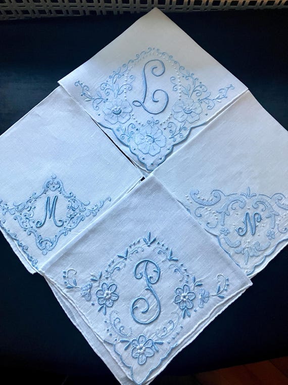 Bride Something Blue Ideas, Wedding Handkerchief … - image 7