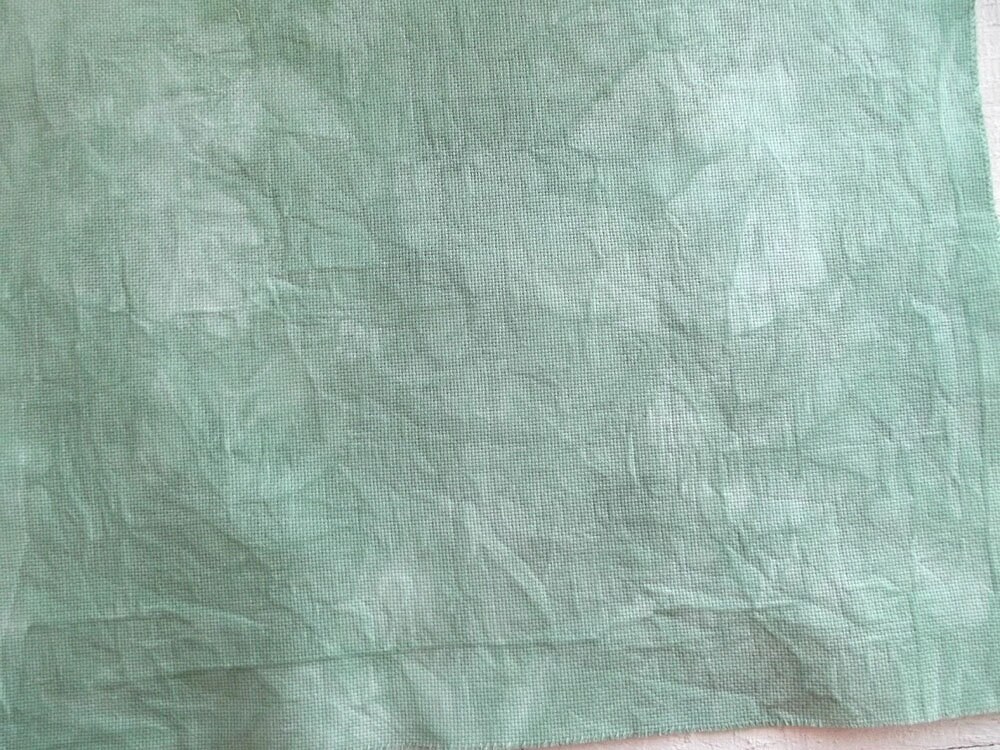 Teinte de vert à la main tissu pour Cross Stitch, matériel de point de Croix compte 18, tissu de broderie, cadeau pour Cross Stitcher, Notion de couture Teinte de tissu vert à la main tissu de pour Cross Stitch, matériel de point de Croix compte 18, tissu de broderie, cadeau pour Cross Stitcher, Notion de couture 0647ec