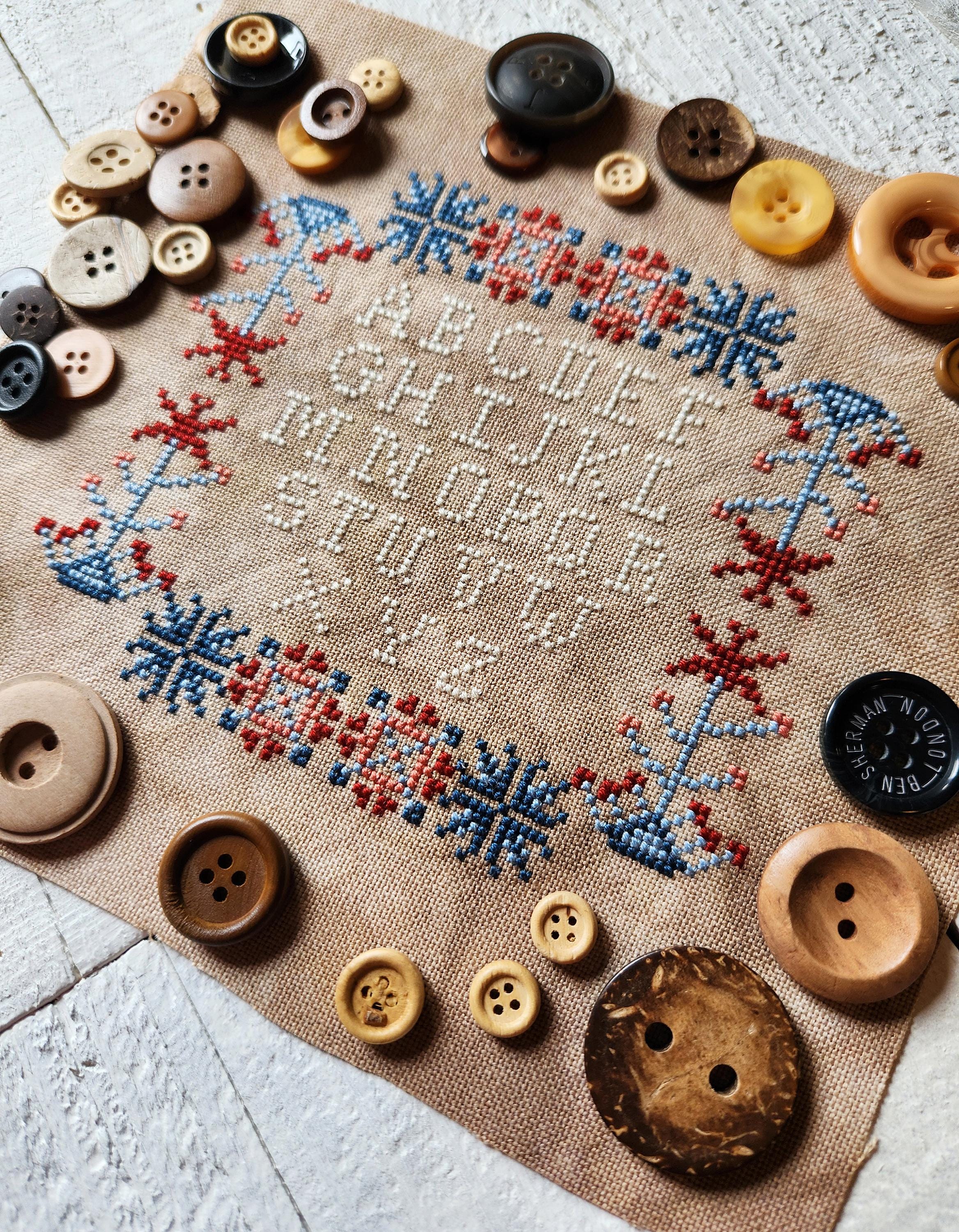 PDF Download / Americana Quilt Block Sampler Counted Cross Stitch Pattern, Patriotic X Stitch Chart, Floral Cross Stitch Instant Pattern