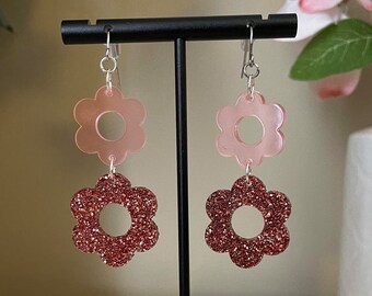 Retro Flower Power Earrings