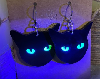 Black Cat Earrings