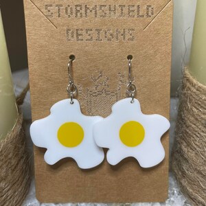 Fried Egg Earrings