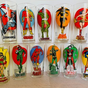 Vintage 1976 DC Comics Superhero Villain Pepsi Super Series Vintage 1976 DC Comics Superhero Villain Pepsi Super Series