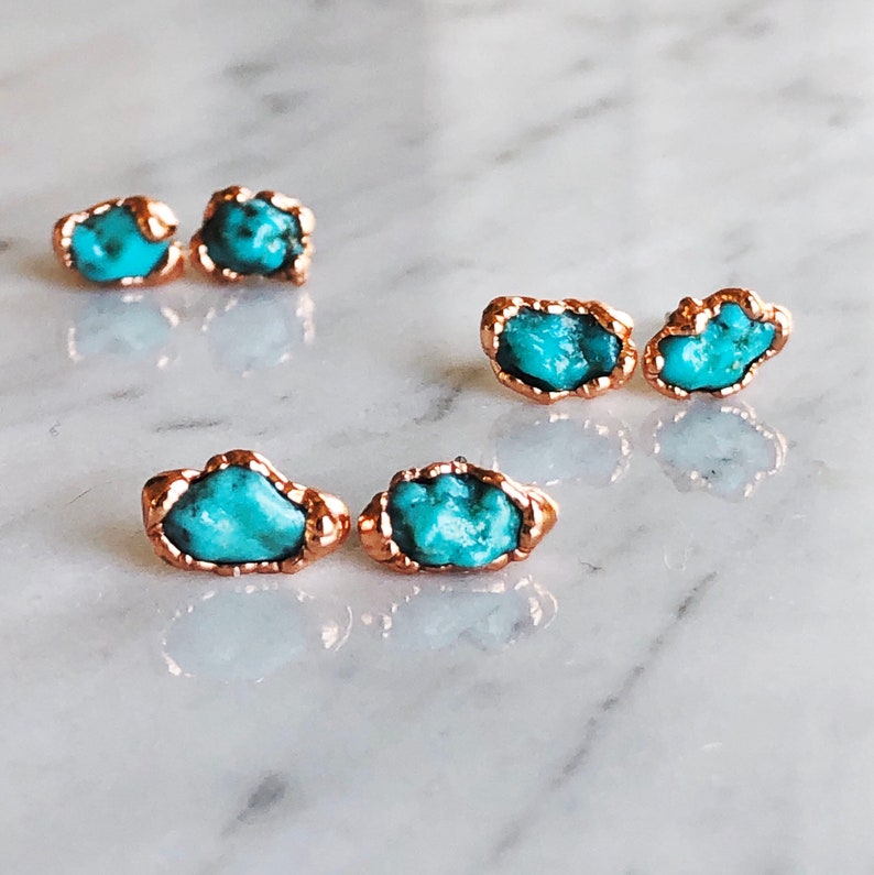 turquoise birthstone earrings