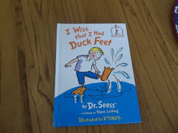 I Wish That I Had Duck Feet/dr. Seuss/beginner Book/vintage/ 1993