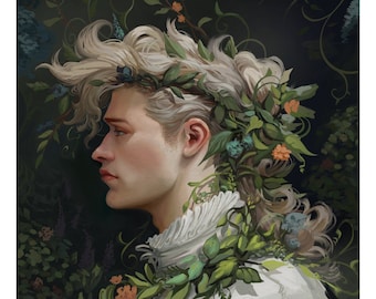 Berse The Floral Prince (high quality art print)
