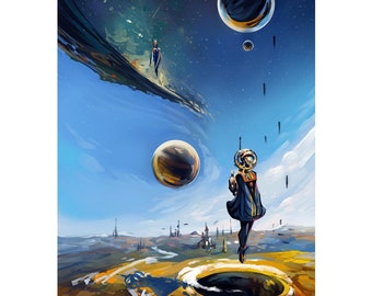 The First Astronauts (high quality art print)