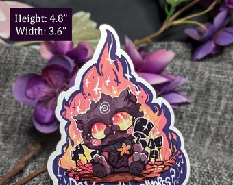 Smores - Cute Autumn Sticker, Vinyl Sticker, Die Cut Sticker