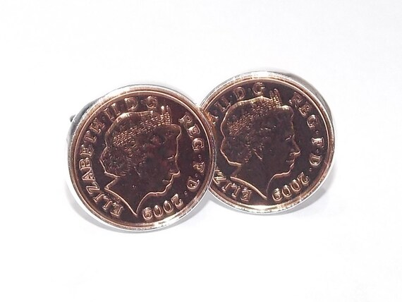 Bronze Wedding Anniversary Cufflinks gift 8th Wedding Anniversary Cufflinks
