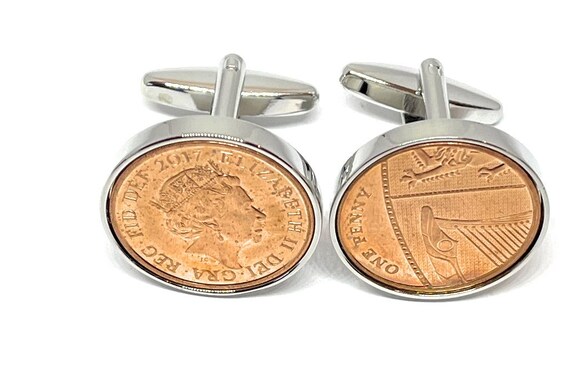 8th Wedding anniversary Cufflinks Bronze wedding in 2014 Great Mens Gift for 8th Wedding Anniversary - HT Thinking Of You,  Special Friend