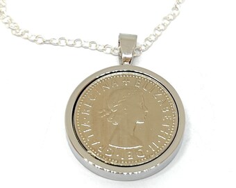 1953年 6ペンス硬貨 - 英国6ペンス硬貨。エリザベス2世戴冠式記念