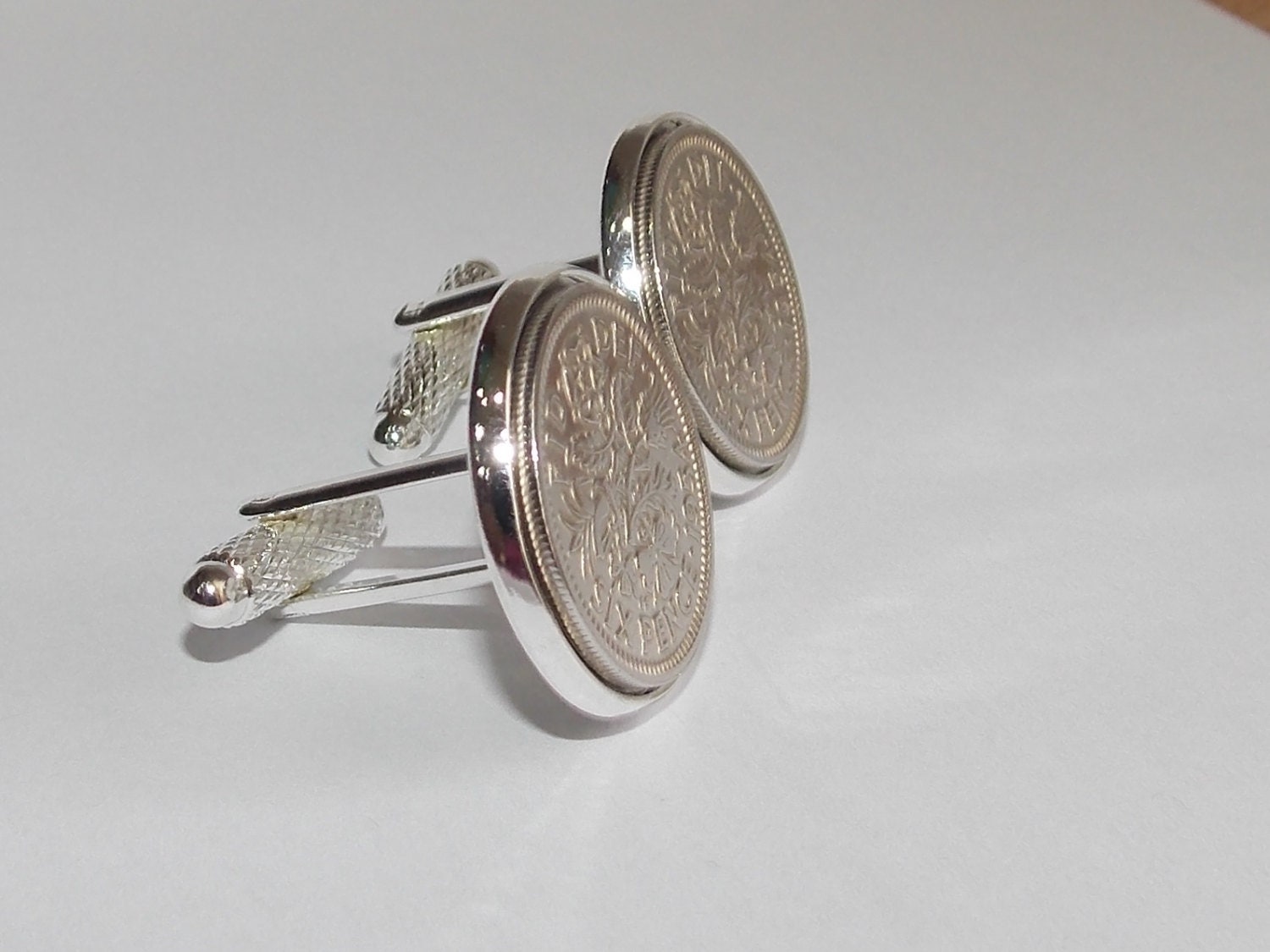 52nd Birthday gift 1967 Lucky Sixpence Luxury Coin Cufflinks 