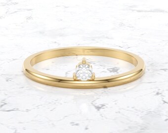 Diamant Ehering Echtgold Diamant Band / Diamant Band Diamant Ehering Echtgold