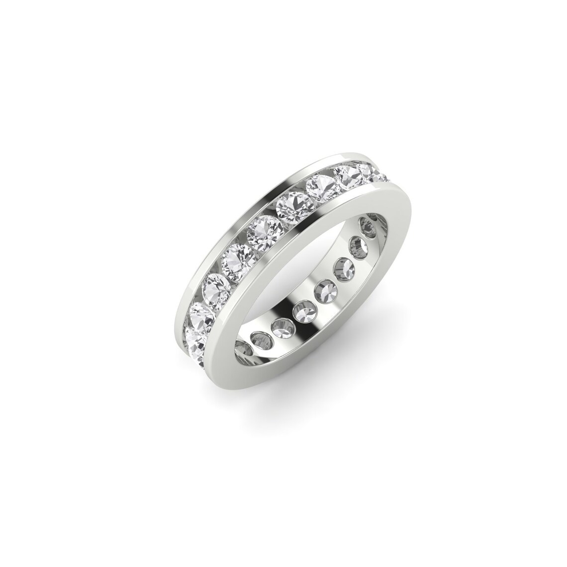 Eternity Ring/ Diamond Eternity Wedding Ring/ Diamond Eternity - Etsy