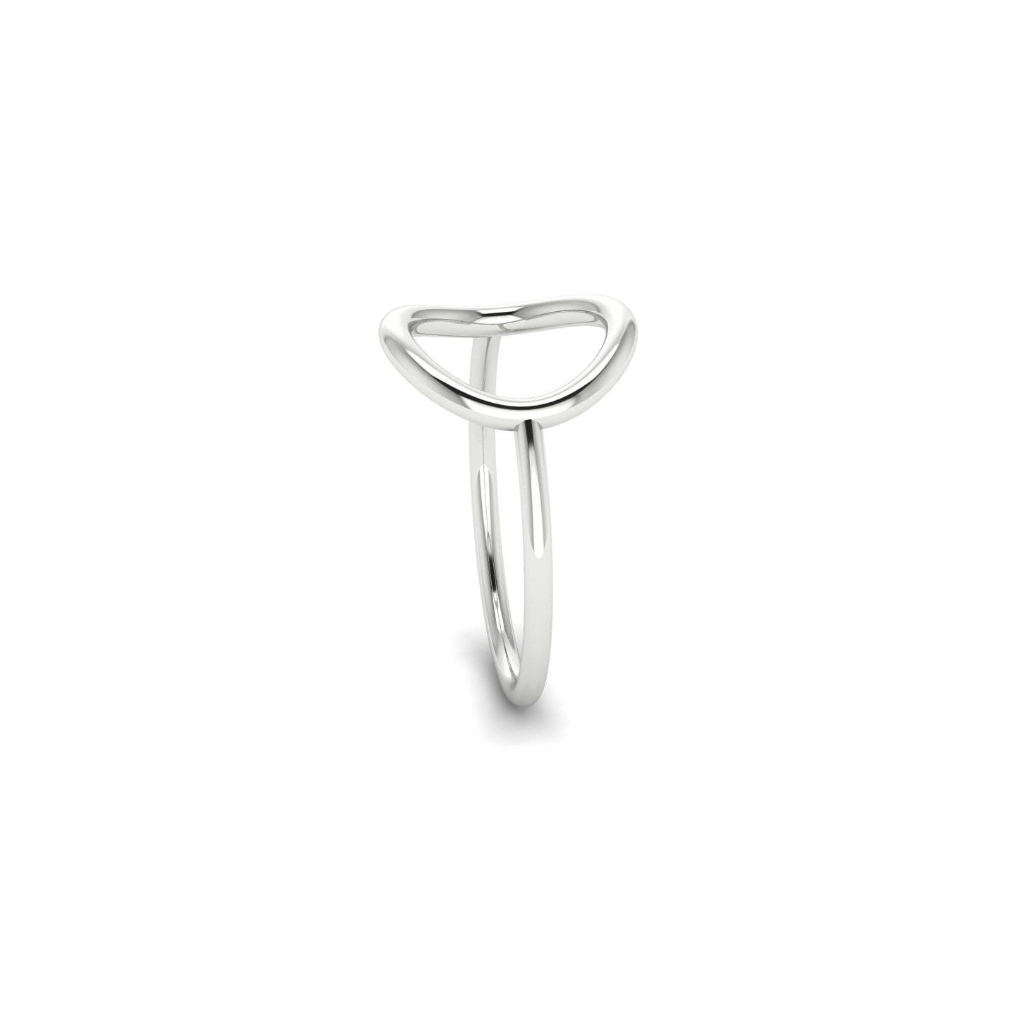 Unique Circle Open Gold Ring main image 0