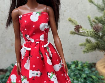 Ropa hecha a mano para muñecas de 11,5 pulgadas / Atuendo para muñecas / Vestido para muñecas hecho a mano / Se adapta a la mayoría de las muñecas de moda / Regalo de ropa para muñecas