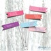 Valentine Printable Flags Cupcake Toppers in Pink Purple Blue Red - Etsy
